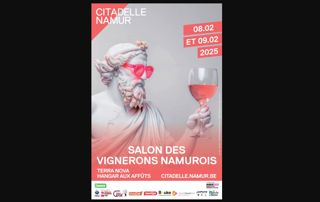 affiche du salon des vignerons namurois